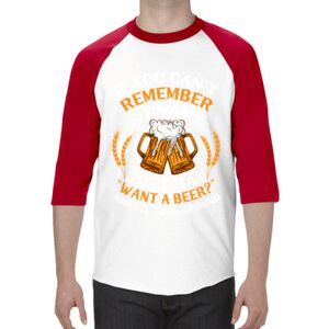 Classic Raglan Three-Quarter Sleeve T-Shirt Thumbnail